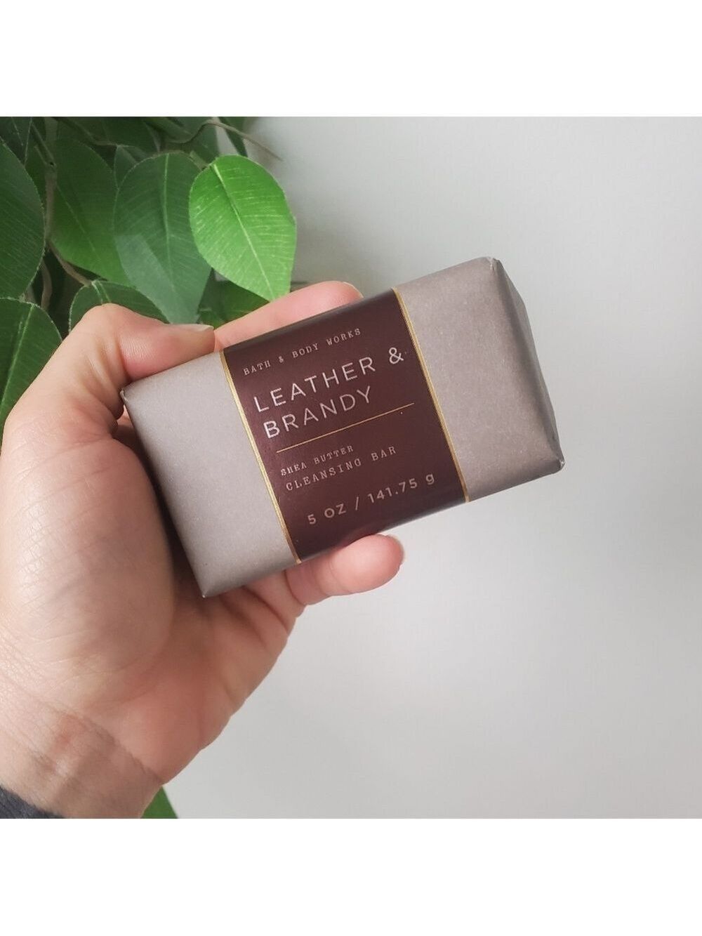 Bath and Body Works Leather and Brandy Men's Soap Bar 5oz